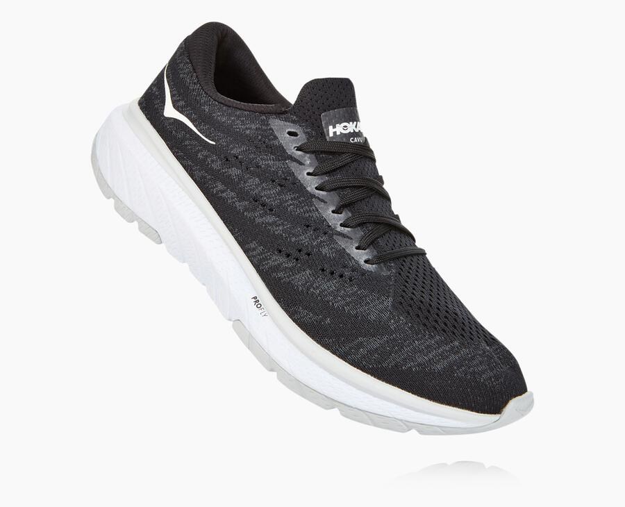 Zapatos Para Caminar Hoka One One Mujer Negros/Blancos - Cavu 3 - DJQK43802